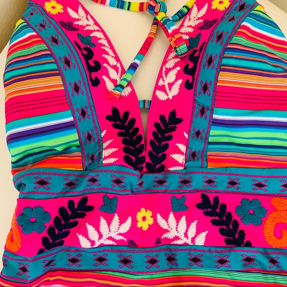 Nanette Lepore Flora Fiesta Goddess One Piece - Picture 4 of 7